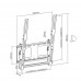 QPV02-64T: Commercial, Tiltable Portrait Wall Mount with Ant-Theft Function